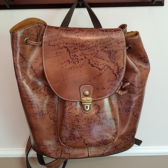 patricia nash aberdeen stained leather backpack